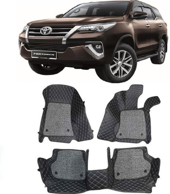 arneja trading company Leatherite 7D Mat For  Toyota New Fortuner(Black)