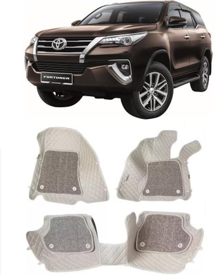 arneja trading company Leatherite 7D Mat For  Toyota New Fortuner(Beige)