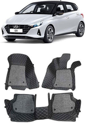 ARNEJA Leatherite 7D Mat For  Hyundai i20(Black)
