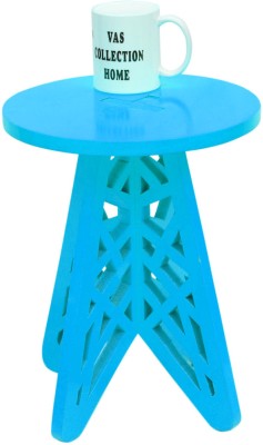 VAS Collection Home Side Stool Stool(Blue, Pre-assembled)