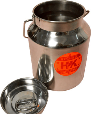 Super HK Steel Milk Container  - 6 L(Silver)