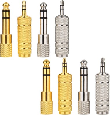 HI-PLASST 8 Pieces Headphone Adapter 6.35mm Male to 3.5mm Female and Audio...