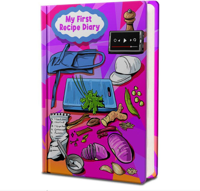 Jhingalala My First Recipe Diary Hard Bound Undated A5 Diary Notebook (20 X 14.5 CM, 80 GSM, 190 Ruled Perforated Pages) Diary for Gifting, Personal Diary A5 Diary Ruled 190 Pages(Multicolor) Jhingalala My First Recipe Diary Hard Bound Undated A5 Diary Notebook (20 X 14.5 CM, 80 GSM, 190 Ruled Perforated Pages) Diary for Gifting, Personal Diary A5 Diary Ruled 190 Pages(Multicolor)