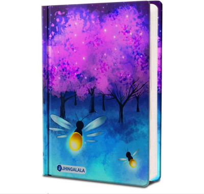 Jhingalala Fireflies Hard Bound Undated A5 Diary Notebook (20 X 14.5 CM, 80 GSM, 190 Ruled Perforated Pages) Diary for Gifting, Personal Diary A5 Diary Ruled 190 Pages(Multicolor) Jhingalala Fireflies Hard Bound Undated A5 Diary Notebook (20 X 14.5 CM, 80 GSM, 190 Ruled Perforated Pages) Diary for Gifting, Personal Diary A5 Diary Ruled 190 Pages(Multicolor)