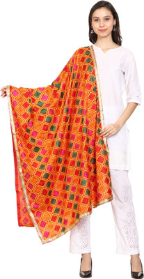swi stylish Chiffon Printed Women Dupatta