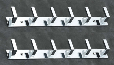 Shining Shining Labs 6 pin(Pack of 2) Wall Hook Wall Cloth Hanger Wall khunti Key Holder Hook Rail 12(Pack of 2)