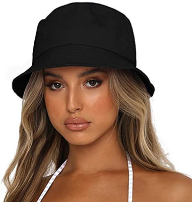 ZACHARIAS Fishermen Bucket Hat(Black, Pack of 1)