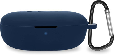 J Silicone Press and Release Headphone Pouch For Universal(Blue)