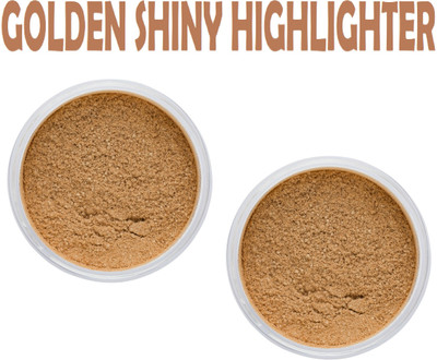 tanvi27 Highlighter Powdery Makeup Illuminator Face Glow Highlight Brighten Shimmer Make For Professional Look GOLD COMBO Highlighter(GOLD)