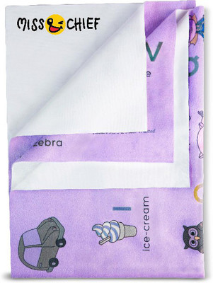 Miss & Chief Bed Protector Sheet- Waterproof & Reusable(Multicolor, Small)