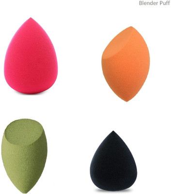 Alkaf Beauty Blender Powder Foundation Concealer Puff Sponge ( Pack of 4 )