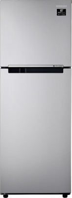 SAMSUNG 253 L Frost Free Double Door 2 Star Refrigerator(Gray Silver, RT28A3022GS/HL)