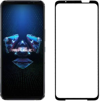 ECMERED Edge To Edge Tempered Glass for Asus ROG 5(Pack of 1)