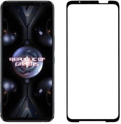 HOBBYTRONICS Edge To Edge Tempered Glass for ASUS ROG Phone 5, ASUS ROG Phone 5 Pro, ASUS ROG Phone 5 Ultimate(Pack of 1)