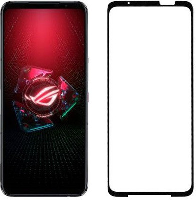 HOBBYTRONICS Edge To Edge Tempered Glass for ASUS ROG Phone 5, ASUS ROG Phone 5 Pro, ASUS ROG Phone 5 Ultimate(Pack of 1)
