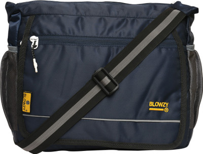Blowzy Blue Sling Bag College crossbody Travel Unisex Office Business Messenger Bag