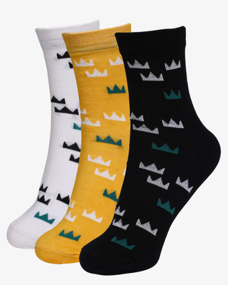 KESHAV SRUSHTI Men & Women Printed Ankle Length(Pack of 3)