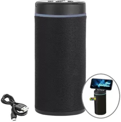 LEERFIE KT 125 High Sound Quality with 6 Hours playing time Portable Bluetooth Speaker Top Selling Wireless Portable Bluetooth Speakers kt-125 with Mobile Holder, with USB, Memory Card and Bluetooth connectivity 10 W Bluetooth Gaming Speaker(Black, Stereo Channel)