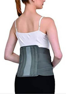 Cazoo Lumber Support Belt For Back Pain & Support Spinal Brace Posture Support LS Belt Posture Corrector(Grey)