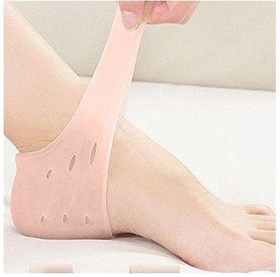 Velish Anti Crack Silicon Gel Heel And Foot Protector Moisturizing Socks Heel Support