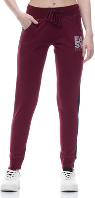 Guapo Solid Women Maroon Track Pants