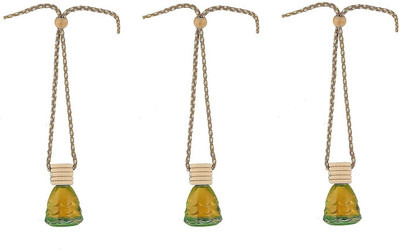 Sugandhim Hanging Car Air Freshner Fresh Floral Burst - Plain Bottle ( Lemongrass + Mogra + Champa ) 8ML Pack OF 3 Diffuser Hanging Car Air Freshner Plain Bottle ( Lemongrass + Mogra + Champa ) 8ML Pack OF 3(3 x 8 ml)