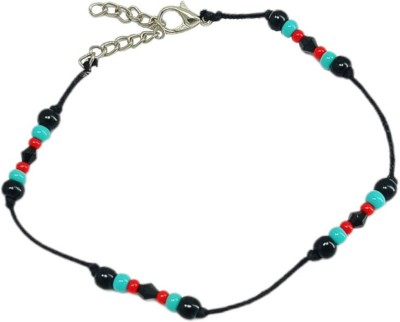 HIGH TRENDZ Stylish Black Thread Anklet With Charm Cotton Dori Anklet