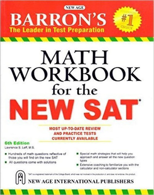 Barron's Math Workbook for the NEW SAT(English, Paperback, Lawrence S Leff)