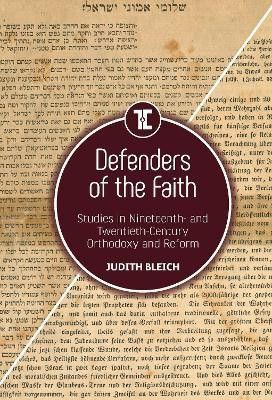 Defenders of the Faith(English, Hardcover, Bleich Judith)