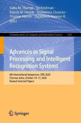 Advances in Signal Processing and Intelligent Recognition Systems(English, Paperback, unknown)