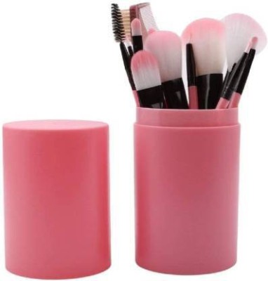 ADS HUDA Beauty Professionals One Set 12 Bottled Makeup Brush (Pack of 12)(Pack of 12)