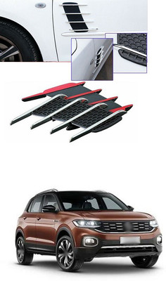 PRTEK Sticker & Decal for Car(Black, Silver)