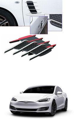 PRTEK Sticker & Decal for Car(Black, Silver)