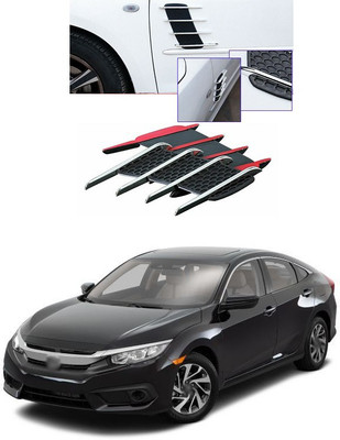 PRTEK Emblem for Car(Black, Silver)