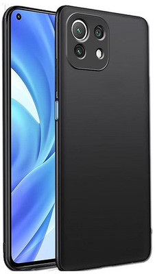Maniya Creations Back Cover for Mi11 lite, Redmi Mi 11 lite, Xiaomi Mi 11 Lite, Mi 11 Lite 5G Full Camera Protection Back Cover Case(Black, Camera Bump Protector, Silicon)