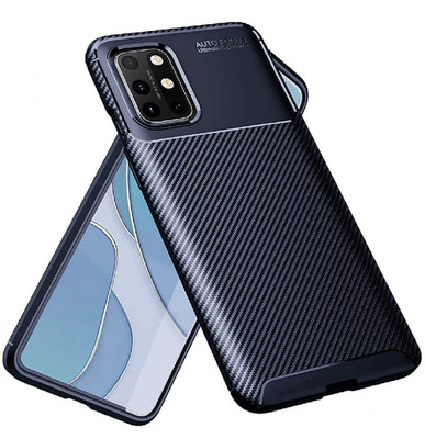 Flipkart SmartBuy Back Cover for OnePlus 9R Ultra Slim Carbon Fibre Case(Blue, Shock Proof)