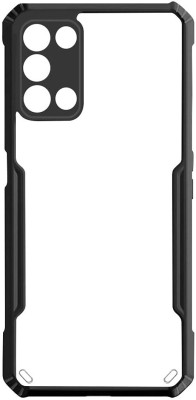 Flipkart SmartBuy Back Cover for Oppo A53s 5G Air Cushion Case(Black, Shock Proof, Pack of: 1)