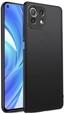 Maniya Creations Back Cover for Mi11 lite, Redmi Mi 11 lite, Xiaomi Mi 11 Lite, Mi 11 Lite 5G Full Camera Protection Back Cover Case(Black, Camera Bump Protector, Silicon)