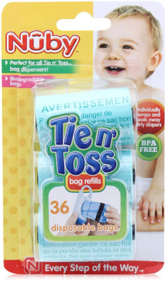 9% OFF on NUBY Tie 'N' Toss Dirty Diaper Bag Dispenser(Green, Blue) 9% OFF on NUBY Tie 'N' Toss Dirty Diaper Bag Dispenser(Green, Blue)