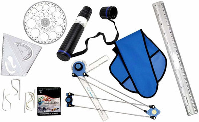 Simrah Engineering Drawing Student Combo, Architect Student Kit, Art Student Kit, Drafting Kit Drafting Kit(Pack of 6)