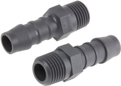 Vasudha Irrigation 16 MM HOSE COLLER (1/2 INCH THREAD X 16 MM BARB CONNECTOR ) BLACK COLOUR PACK OF 20 PIC Drip Irrigation Kit
