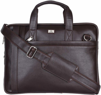 K London IM_1808_darkbrown Messenger Bag(Brown, 14 inch)