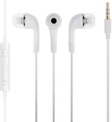CIHLEX Rich Bass with Mic and Volume Control Earphone Wired Headset. Wired Headset(White, In the Ear)