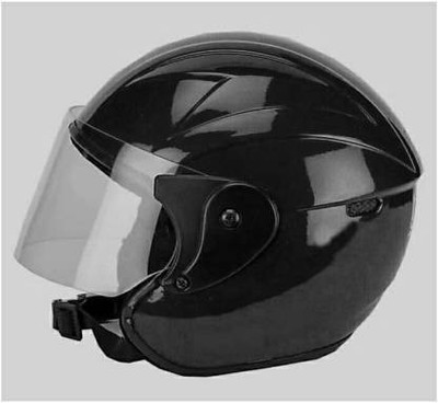 HDRC half Face Halmet isi marked Motorbike Helmet(jvstr red nano)
