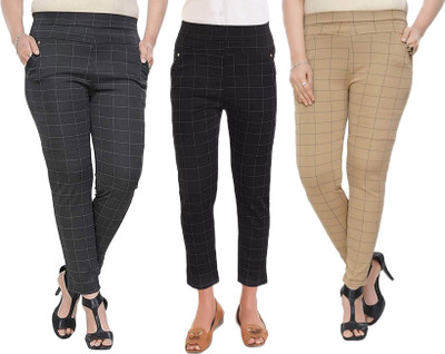 Cloud Star Multicolor Jegging(Checkered)