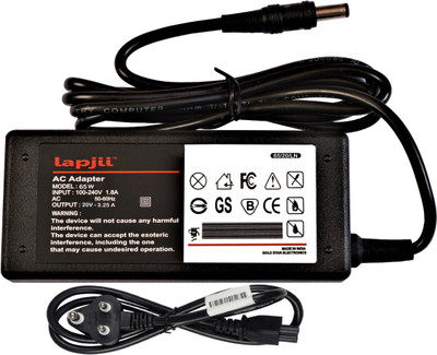 LAPJII Charger Compatible for Y520 Laptops 20v,3.25a,Pin-5.5x2.5, 65 W Adapter(Power Cord Included)