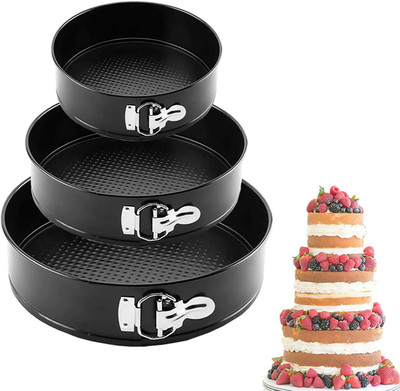 ZURU BUNCH Aluminium Cake Mould 3(Pack of 3)