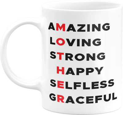 Flair Print Mother Quote Ceramic Ceramic Coffee Mug(330 ml)