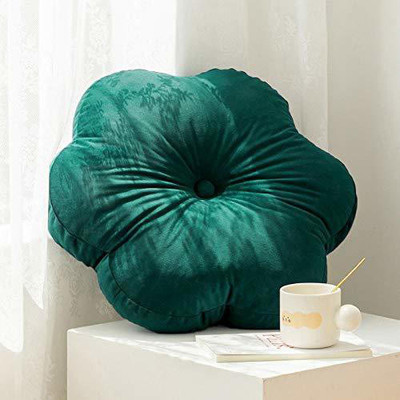Peach Cuddle Microfibre Solid Cushion Pack of 1(Green)