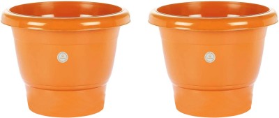 Asian Aura Plant Container Set(Pack of 2, Plastic)